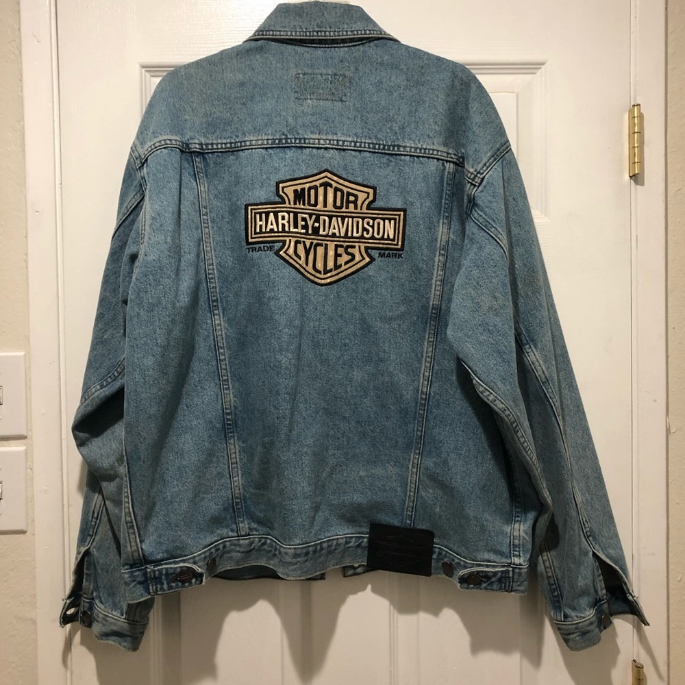 Harley Davidson Denim Jean Jacket